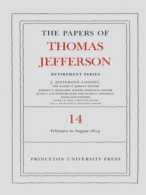 cover image of The Papers of Thomas Jefferson: Retirement Series, Volume 14